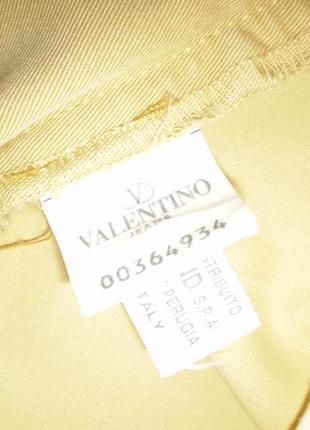 Желтые джинсы valentino 32 р.50 l-xl, хлопок женские5 фото