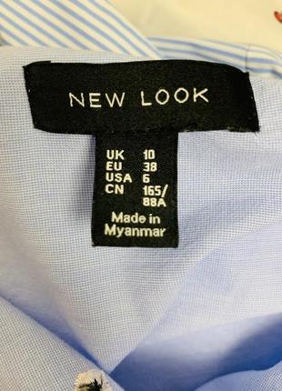 Шикарная блуза new look рр s-m 100%cotton длинна 52см ширина 48см2 фото