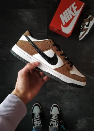 Мужские кроссовки nike sb dunk brown 40-41-42-43-447 фото