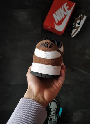 Мужские кроссовки nike sb dunk brown 40-41-42-43-444 фото