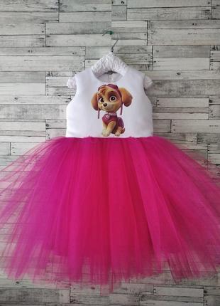 Платье щенячий патруль детское для девочк,разные размеры