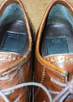 Фирменные туфли ботинки asos 44р натуральная кожа6 фото