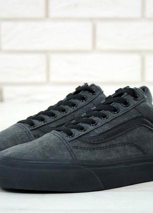 Кеды  old skool dark grey/black6 фото