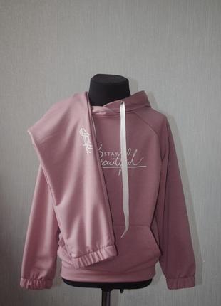 Крутій легкий спортивний костюм з штанами дівчинці, толстока з штанами