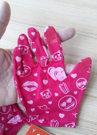 Тоненькі дитячі рукавички emoji2 фото