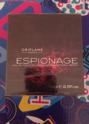 Мужской одеколон espionage oriflame2 фото