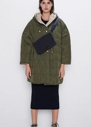 Куртка пальто парка полупальто плащ zara размер s, m