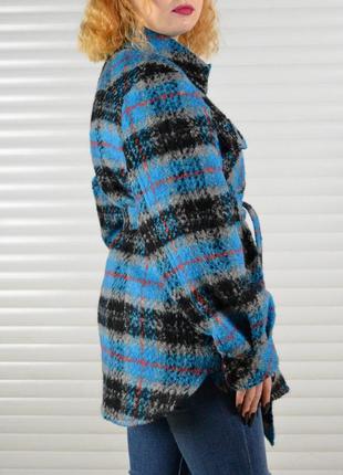 Пальто-сорочка жіноче демісезонне прямого силуету3 фото