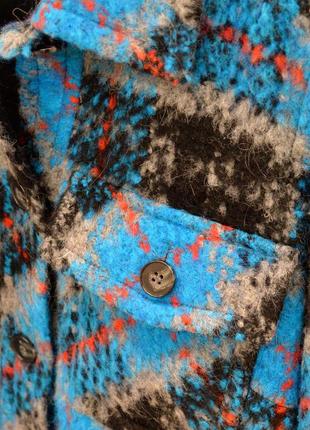 Пальто-сорочка жіноче демісезонне прямого силуету7 фото