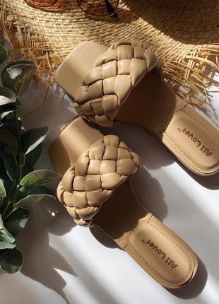 Zara трендовые шлепки