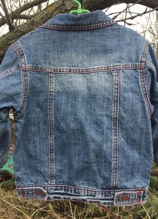 Куртка, курточка фірмова джинсова best (туреччина) як нова 4,5-7 л2 фото