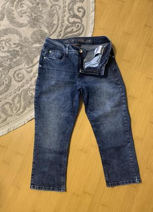 Джинсовые бриджи