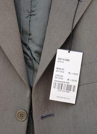 Фірмовий англійський піджак burton,новий з бірками,розмір 40 long.3 фото
