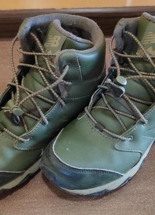 Черевики new balance. оригінал. шкіра. устілка 23.5 див.