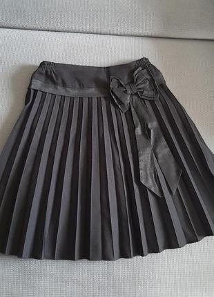 Плисированная юбка для школы