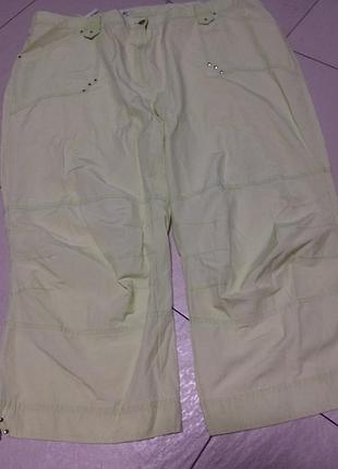 Легкие летние бриджи большого 24 размера