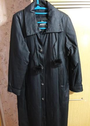 Кожаное пальто jinming