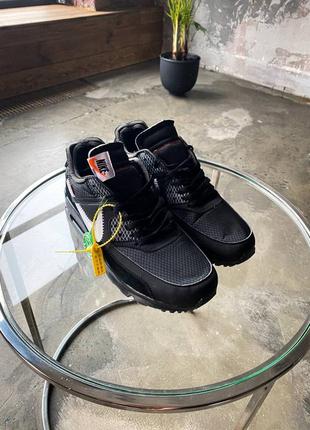 Кроссовки nike air max 90 off white " black 3