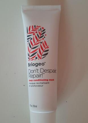 Хітова маска для волосся don't despair , repair ! briogeo 30 ml2 фото