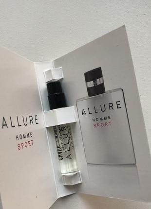 Chanel allure homme sport edt пробник2 фото