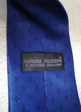 Классический мужской шелковый галстук от бренда salvatore pellegrino (италия)3 фото