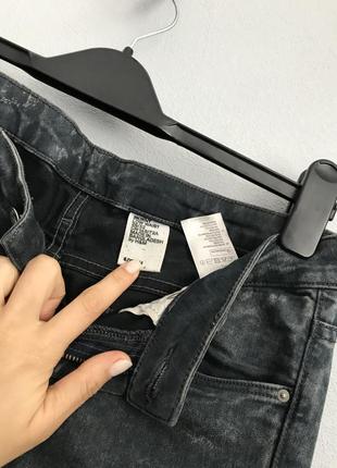 Сірі джинси скінні h&m8 фото