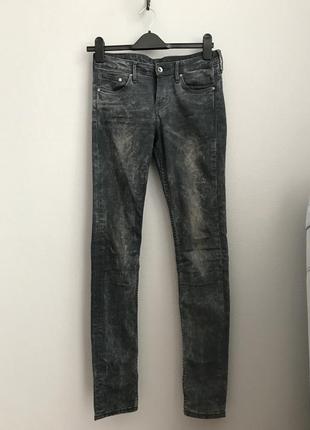 Сірі джинси скінні h&m3 фото