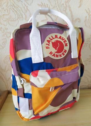 Рюкзак fjallraven kanken mini art spring landscape 7 л"рюкзак канкен арт весна" міні6 фото