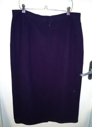 Элегантная,юбка на запах,марсала,офисная и не только,большого размера,батал,англия3 фото