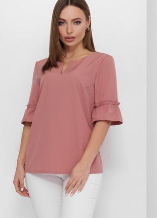 Женская блуза без застежки №1882 marse