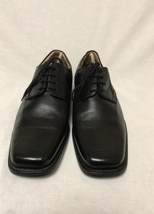 Элегантные, кожаные туфли итальянского бренда pesaro, р. 45