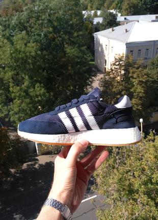 Кроссовки adidas iniki, адидас синие3 фото