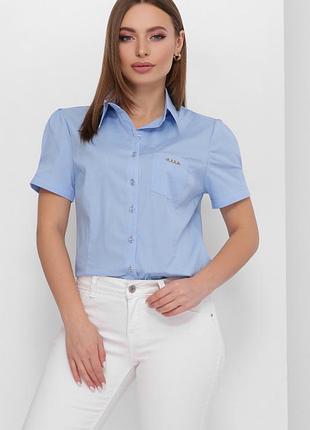 Жіноча блуза в рубашечном стилі №1879