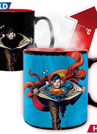 Чашка хамелеон abystyle dc comics - 460 мл superman