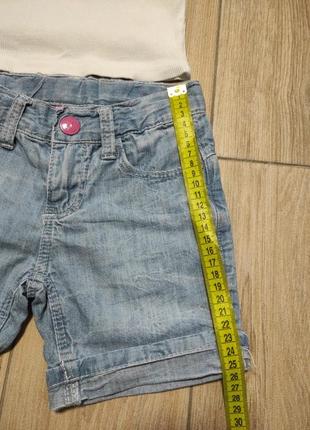 Комплект набор джинсовые шорты и майка7 фото