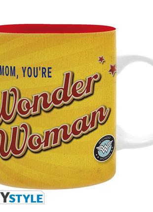 Чашка подарункова aby style dc comics wonder woman чудо жінка 320 мл5 фото