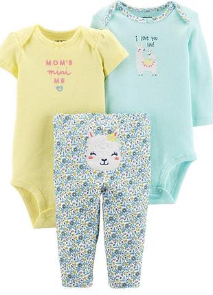 Костюмчик carter’s для девочек 3м-24м