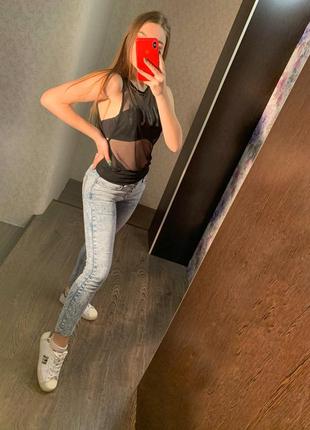 Штани джинси майка