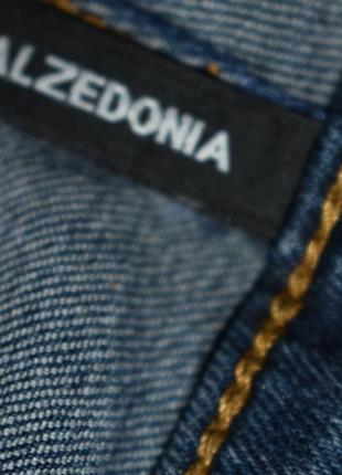 Джинсы укороченные с бахромой высокая посадка calzedonia6 фото