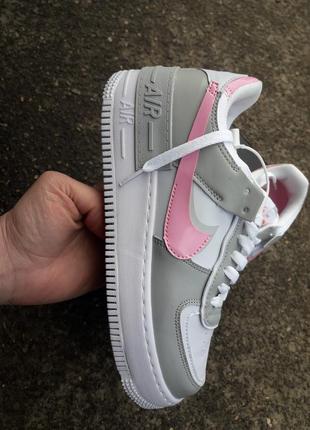 Женские кроссовки nike air force 1 shadow4 фото