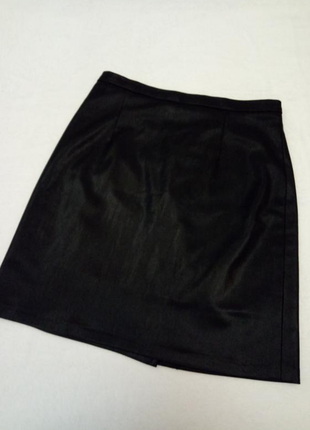 Короткая мини юбка черная