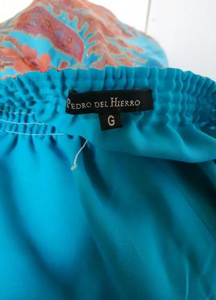 Блуза шелковая испанского бренда pedro del hierro.5 фото