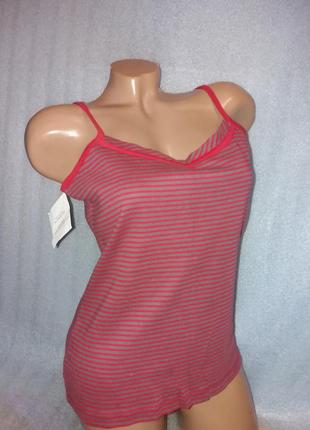 Майка в полоску, красивая нарядная р.14