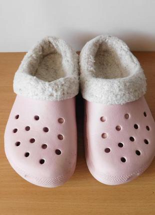 Крокси crocs хутряні 30 р. по устілці 19,5 см