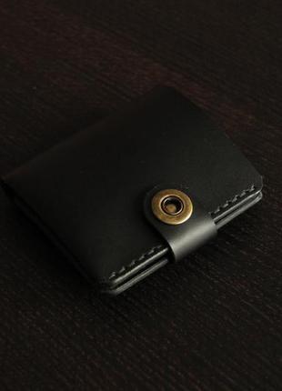 Компактный кошелёк из натуральной кожи.2 фото