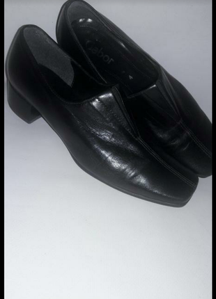 Туфли лоферы кожа от немецкого бренда gabor7 фото