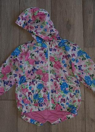 Ветровка на хлопковой подкладке р.104