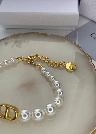 Браслет с жемчугом майорка4 фото