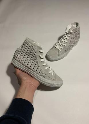 Женские оригинальные высокие кеды Converse Knit Shorts 38