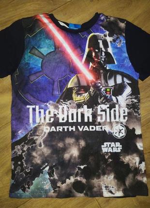 Классная футболка для любителя starwars лет 7 рост около 122 см.